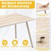 i@home Gartenlounge-Set, (5-tlg), L-förmiges Gartensofa für 8 Personen, 1 Tisch & 2 Sesseln, Wetterfest Bild 3