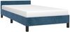 vidaXL Bettgestell ohne Matratze Dunkelblau 90x190 cm Samt 347547 Bild 3