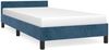 vidaXL Bettgestell ohne Matratze Dunkelblau 90x190 cm Samt 347547 Bild 2