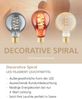 Eglo 110209 LED Filament Leuchtmittel E27 1X4W Decorative Spirale irisierend L:14. 2cm Ø:6. 4cm 2000K 200lm dimmbar Bild 2