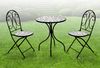 3tlg. Mosaik Sitzgruppe Gartengarnitur Bistroset Ø60cm Steinoptik Bild 2