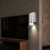 2er Set LED Wandleuchte, Alu gebürstet, L 4 cm Bild 3