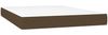 Boxspringbett mit Matratze Stoff Dunkelbraun 140x200 cm Bild 5