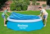 PE-Solarabdeckplane Ø 289 cm, blau, rund Bild 2