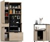 Fumay 1 Küchenbuffet mit Rollschrank – Eiche/Beton Bild 4