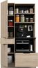 Fumay 1 Küchenbuffet mit Rollschrank – Eiche/Beton Bild 3