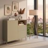 Highboard HYGGE mit 2 Türen, 1 Schublade, 1 offenes Fach, Salbei Grün Bild 4