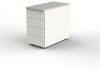 Kerkmann Büro Anstell-Container MOVE3 / MOVE2 (B)43x(T)80x(H)72-76 höheneinstellbar Lichtgrau Bild 5