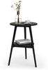Couchtisch Rondal Schwarz 38 x 38 cm Vicco Bild 5