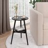 Couchtisch Rondal Schwarz 38 x 38 cm Vicco Bild 3