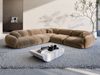 Ecksofa Alcazar L Form aus Samtstoff - Samtstoff - braun Bild 2