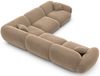 Ecksofa Alcazar L Form aus Samtstoff - Samtstoff - braun Bild 4