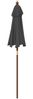 vidaXL Sonnenschirm mit Holzmast Anthrazit 196x231 cm 363161 Bild 5