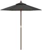 vidaXL Sonnenschirm mit Holzmast Anthrazit 196x231 cm 363161 Bild 4