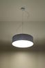 Pendelleuchte, Grau, PVC, H 80 cm Bild 4