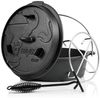 BBQ-Toro Grilltopf Dutch Oven 7,3 L Premium Gusseisen Kochtopf, Gusstopf, Gusseisen (4-tlg) Bild 2