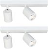 ZMH Deckenstrahler 2 Flammig Deckenleuchte 30CM Modern-Design GU10 Industrial drehbar, 330°Schwenkbar, ohne Leuchtmittel, Schlafzimmer Küche Bild 2