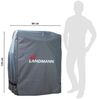 LANDMANN Premium Grillabdeckung, wetterfest und UV-beständig, Polyester grau, 80 x 60 x 120 cm Bild 4