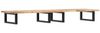 vidaXL Waschbeckenregal Wandmontage Stahl und Akazienholz 3302685 Bild 2