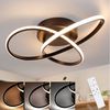 Nettlife LED Deckenleuchte Dimmbar 40CM Geometrie Design Wohnzimmer Deckenlampe fernbedienung, LED fest verbaut Bild 5