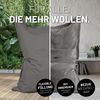 Lumaland Sitzsack Classic XXL All-in-One Set | Riesen Sitzsack XXL mit Cord & Outdoor Bezug für drinnen & draußen | Sofa Sessel mit im Innensack sicher verpackter EPS-Füllung – Hüllen Easy wechselbar Bild 3