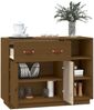 vidaXL Sideboard Honigbraun 98,5x40x75 cm Massivholz Kiefer 820140 Bild 5