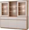 Home affaire Buffet Sonora, moderner Hochschrank, Buffetschrank in Kaschmir, Regal filigrane Rahmenoptik, ausreichend Stauraum, vielseitig einsetzbar Bild 3