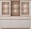 Home affaire Buffet Sonora, moderner Hochschrank, Buffetschrank in Kaschmir, Regal filigrane Rahmenoptik, ausreichend Stauraum, vielseitig einsetzbar Bild 4