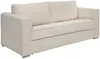 Vente-unique - LORETO Sofa SamtStoff Beige - B 223 cm95 cm x H 90 cm x L 215 cm Bild 2