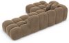 Samtstoff Ecksofa Formentera Lounge L Form - Samtstoff - braun - Links Bild 4