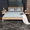 Marior HOME ''DROP' HARD', Bett 180x200 mit 2 Nachttischen, Unbehandelt Bild 4