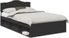 vidaXL Bettrahmen Schwarz 135 x 190 cm Massives Kiefernholz 3412908 Bild 2