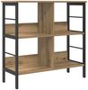 vidaXL Bücherregal Artisan-Eiche 82 x 32 x 79 cm Holzwerkstoff 883999 Bild 2