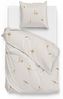 Zo! Home Mako-Satin Bettwäsche 135x200 Maribosa beige Schmetterlinge Libellen Bild 5