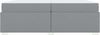 vidaXL Bettrahmen mit Matratze Hellgrau 200 x 200 cm Stoff 3399208 Bild 5