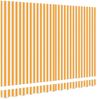 vidaXL Markisenersatzstoff Gelb und Weiß 3,5 x 2 m Polyester 42000402 Bild 4