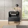 Nachtkommode >Ines< in Graphit - 53,6x56,2x39cm (BxHxT) Bild 5