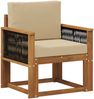 vidaXL Outdoor Mittelsofa Massivholz Akazie Natur 3438832 Bild 2
