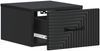vidaXL Wandmontierter Nachttisch Schwarz 34,5 x 33 x 20 cm 898597 Bild 3