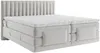 Vente-unique - DONISI Bett SamtStoff Grau - B 168 cm x H 118 cm x L 215 cm Bild 4