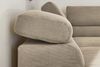 KAWOLA Sofa DELIA Ecksofa Feincord beige Recamiere links 74 x 219 x 276 cm Bild 2