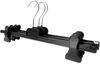 RSR Hangers Kleiderbügel RK 24 Hosenklemmbügel Hosenbügel Kunststoff Schwarz, (10-tlg) Bild 3