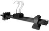 RSR Hangers Kleiderbügel RK 24 Hosenklemmbügel Hosenbügel Kunststoff Schwarz, (10-tlg) Bild 2