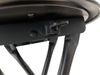 Urban Living Hocker Klapphocker Hocker Klappstuhl Rundhocker Küchenhocker (klappbare Sitzgelegenheit im Sicherungssplint, Schwarz), belastbar bis 100 kg ⌀ 30 cm x H43 cm Bild 4