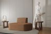 Sofaset Designersofa Set 2-1 MILOT in Stoff Ascot Bukla Goldbraun Bild 3