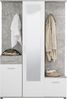 INOSIGN Kompaktgarderobe Martin Flurgarderobe, Dielenschrank, Flurmöbel, Breite 134 cm Schuhschrank, mit Spiegel, in modernen Farben, mit 10 Haken Bild 2