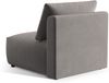 Micadoni Modul Chris 1-Sitzer Samt Grau Bild 3