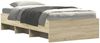 vidaXL Bettgestell ohne Matratze Sonoma-Eiche 90x200 cm Holzwerkstoff 3295676 Bild 3