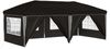 vidaXL Pop-up Partyzelt 575 x 288 x 245 cm Schwarz 42019810 Bild 2