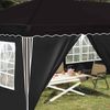 vidaXL Pop-up Partyzelt 575 x 288 x 245 cm Schwarz 42019810 Bild 3